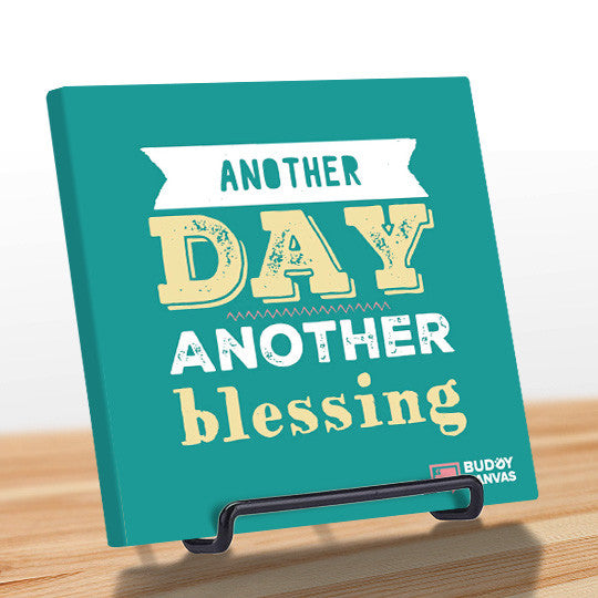 Another Day Another Blessing Quote - BuddyCanvas  Aqua - 7
