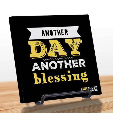 Another Day Another Blessing Quote - BuddyCanvas  Black - 1