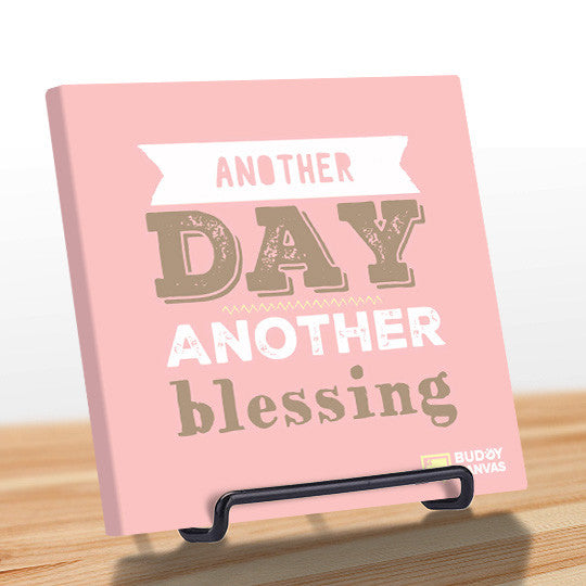 Another Day Another Blessing Quote - BuddyCanvas  Pink - 10