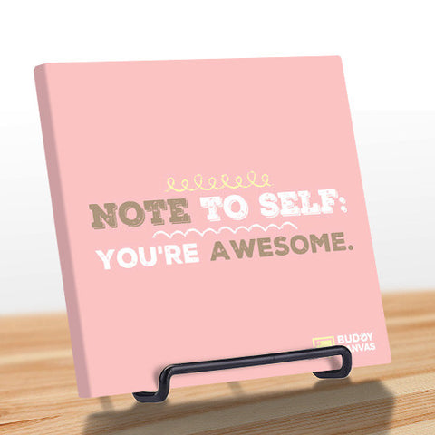 You're Awesome Quote - BuddyCanvas  Pink - 1