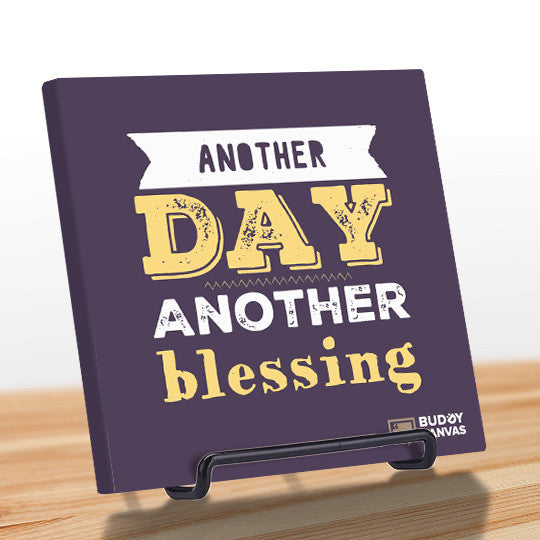 Another Day Another Blessing Quote - BuddyCanvas  Purple - 11