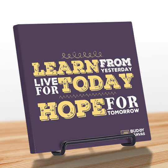 Learn Live Hope Quote - BuddyCanvas  Purple - 10