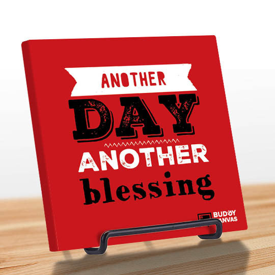 Another Day Another Blessing Quote - BuddyCanvas  Red - 5