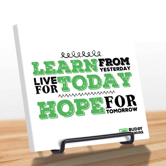 Learn Live Hope Quote - BuddyCanvas  Natural - 4