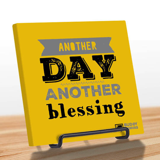 Another Day Another Blessing Quote - BuddyCanvas  Yellow - 6