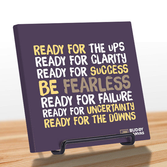 Be Fearless Quote - BuddyCanvas  Purple - 10
