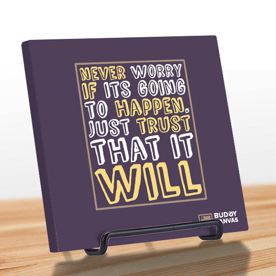 Believe it WILL Happen Quote - BuddyCanvas  Purple - 11