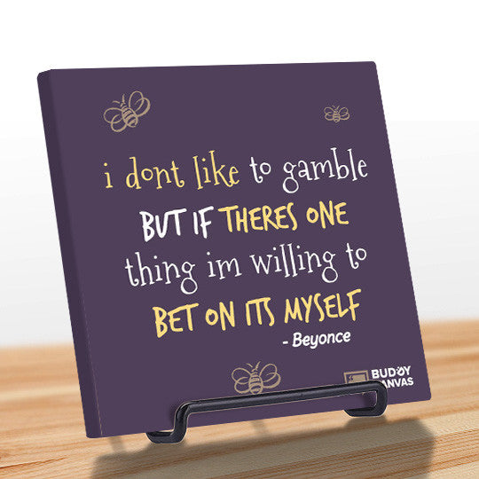 Bet on Myself - Beyonce Quote - BuddyCanvas  Purple - 8