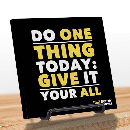 Give it Your ALL Quote - BuddyCanvas  Black - 3