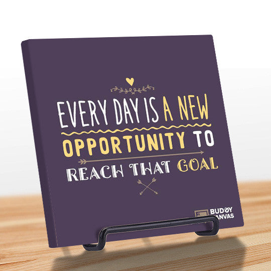 Everyday is a New Opportunity Quote - BuddyCanvas  Purple - 9