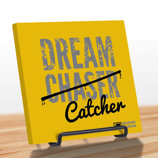 Dream Catchers Quote - BuddyCanvas  Yellow - 10