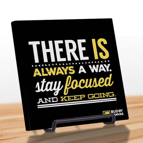 There is Always A Way Quote - BuddyCanvas  Black - 1