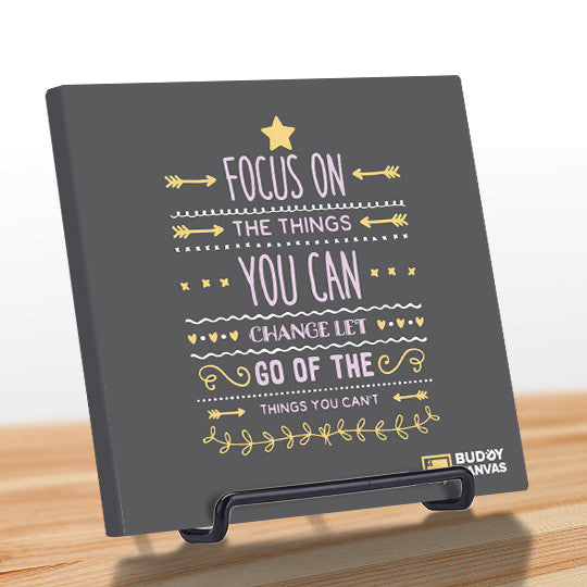 Focus on The Change We Can Make Quote - BuddyCanvas  Grey - 11