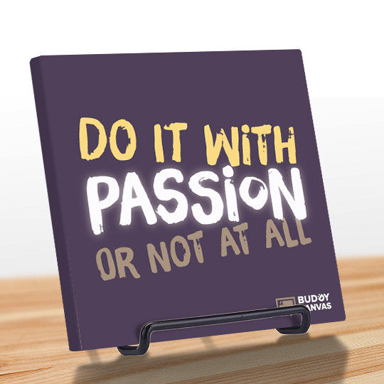 Do It With Passion Quote - BuddyCanvas  Purple - 8