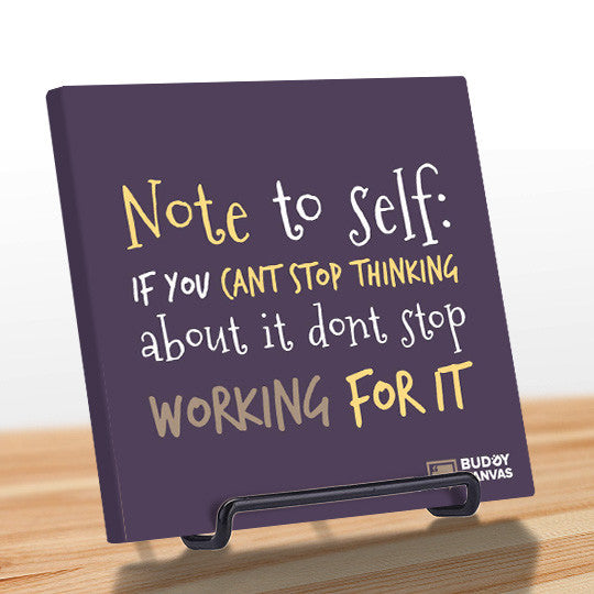 Don't Stop Working Quote - BuddyCanvas  Purple - 8