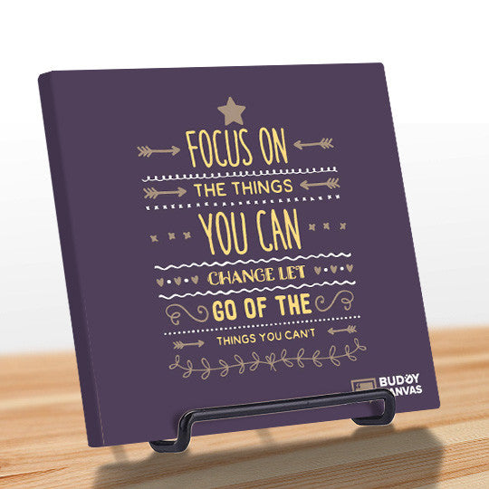 Focus on The Change We Can Make Quote - BuddyCanvas  Purple - 9