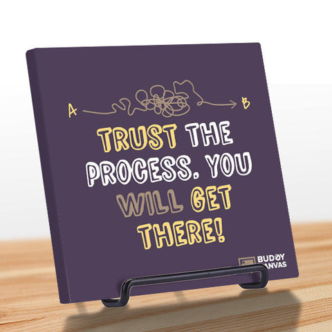 Trust The Process Quote - BuddyCanvas  Purple - 1