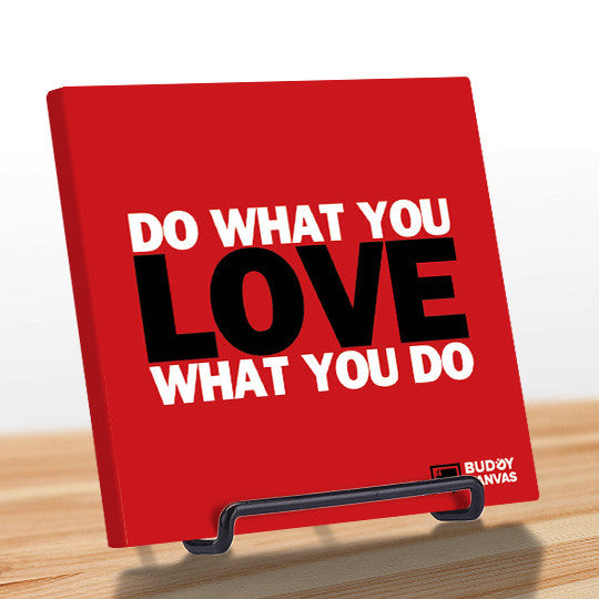 Do What You Love Quote - BuddyCanvas  Red - 2