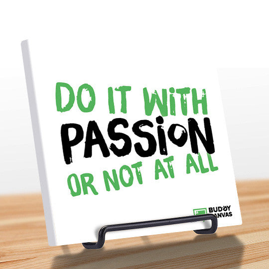 Do It With Passion Quote - BuddyCanvas  Natural - 5