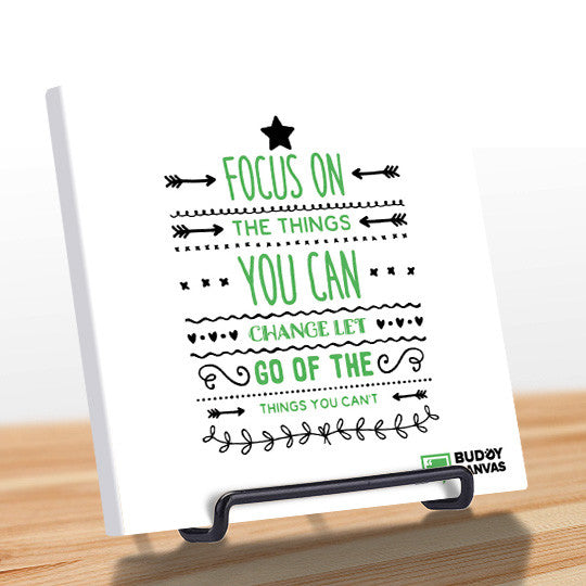 Focus on The Change We Can Make Quote - BuddyCanvas  Natural - 5
