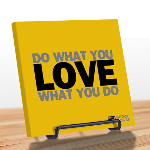 Do What You Love Quote - BuddyCanvas  Yellow - 1