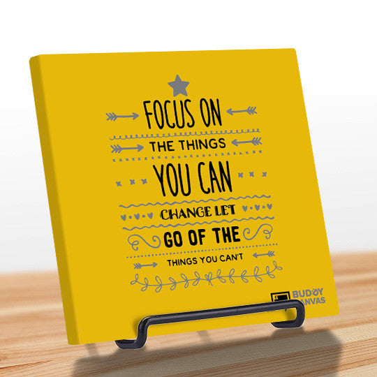Focus on The Change We Can Make Quote - BuddyCanvas  Yellow - 7