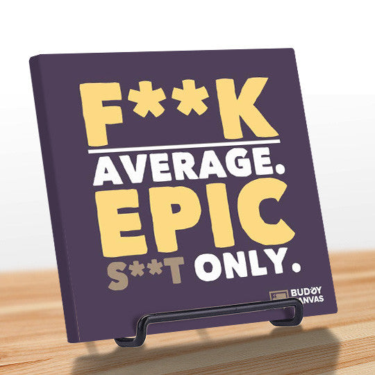 F*** Average Quote - BuddyCanvas  Purple - 7