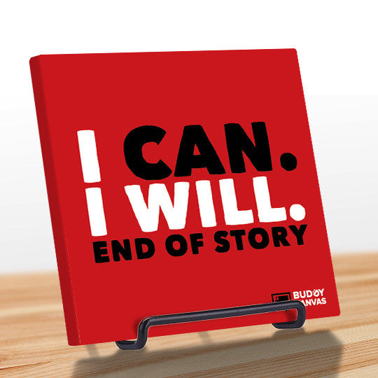 I Can, I Will Quote - BuddyCanvas  Red - 6